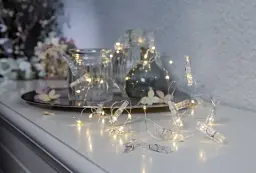 Гірлянда на прищіпках Xmas 20 Led Copper Bottle Warm White - мініатюра 2