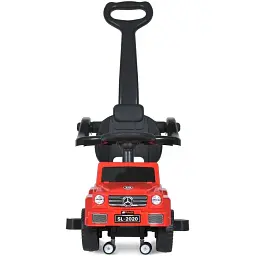 Дитяча каталка-толокар Bambi Racer M 5046L-3 з батьківською ручкою червоний - мініатюра 6