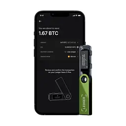 Криптогаманець Ledger Nano S Plus Oxidate Green, апаратний мультивалютний криптовалютний гаманець, холодне зберігання, USB, сумісність з Android/macOS/Windows, формат флешки, високий захист - мініатюра 6