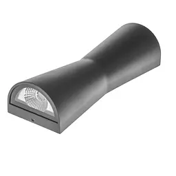 Підсвітка Brille LED фасадна IP65 AL-229/2х3W NW COB BK - мініатюра 4