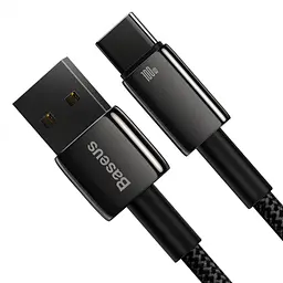 Кабель Baseus Tungsten Gold - USB - Type-C 1.2 м (CAWJ000001) - мініатюра 1