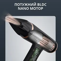 Фен Rowenta T-Shape Maestria Nano 1700 Вт чорний (HY8310F0) - мініатюра 11