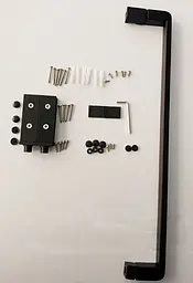Душова кабіна без піддону Mixxus Premium Bevel SC01-90x90x195-TR Black прозоре скло 6 мм MI6864, Чорний матовий, Універсальна, прозорий - мініатюра 4