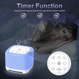 Машина білого шуму 3-в-1 із 40 звуками, нічником та Bluetooth-колонкою - мініатюра 5