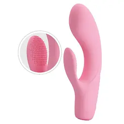 Вібратор-кролик Pretty Love Tim Vibrator Light 15.5 см рожевий - мініатюра 3