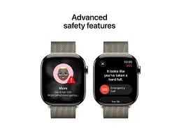 Смарт-годинник Apple Watch Series 11 GPS + Cellular 42mm Natural Tit. Case w. Natural Milanese Loop (MF8P4) - мініатюра 5