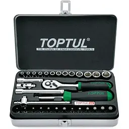 Набір інструментів для автомобіля Toptul 1/4" 32ед. GCAD3204