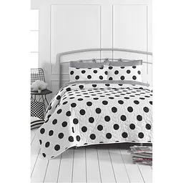 Покривало Eponj Home стьобане з наволочкою - Mixpuan maxi gri сірий 160*220