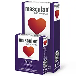 Презервативи Masculan Dotted Тип 2 з пухирцями 3 шт. - мініатюра 3