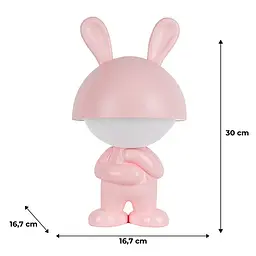 Світильник-нічник Kite LED з акумулятором Dreamy Bunny рожевий (K25-315-1-2) - мініатюра 5