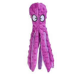 М'яка іграшка для собак Octopus Shaped Crinkle Dog Plush Toy