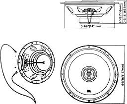 Коаксіальна акустична система JBL STAGE1 61F - мініатюра 6