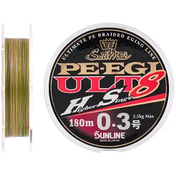 Шнур Sunline PE EGI ULT HS8 180 м 0.3/0.090 мм 2.5 кг