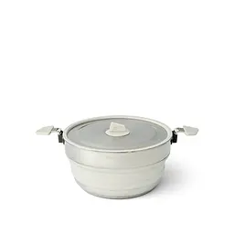 Каструля складана Sea to Summit Detour Stainless Steel Collapsible Pot 5 L Сірий