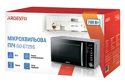 Мікрохвильова піч Ardesto 700 Вт сріблястий (GO-E725S) - мініатюра 5