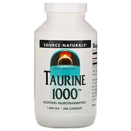 Таурин Source Naturals 1000 мг 240 капсул