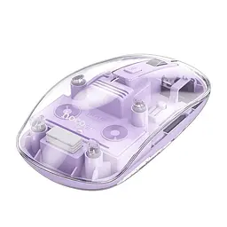 Миша бездротова Hoco GM29 Mysterios Bluetooth + 2.4G Romantic purple - мініатюра 3