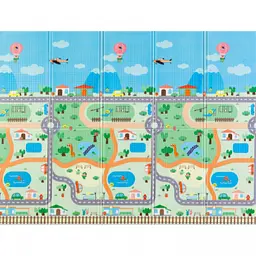 Дитячий двосторонній ігровий килим Gusyluz XXL 150х200 см, Molto (25510) Molto art25510