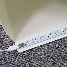 Photobox – лайтбокс з LED підсвічуванням для предметної зйомки 30см - мініатюра 5