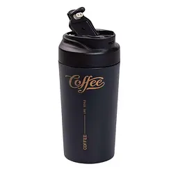 Термочашка Coffee 480 мл з керамічною колбою, чорний Yiwu HP-14-14B - мініатюра 15