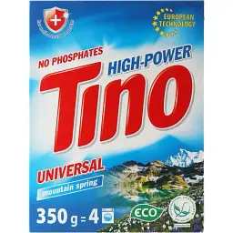 Пральний порошок Tino High-Power Mountain Spring універсальний 350 г - мініатюра 4
