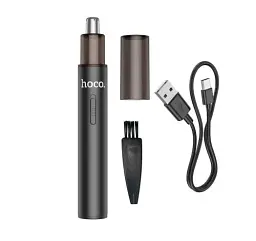 Тример для носа Hoco HP34 Electric Nose Hair Trimmer Black - мініатюра 5