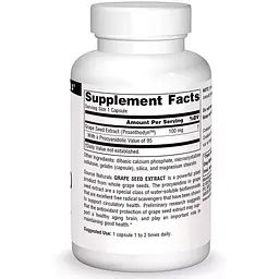 Екстракт виноградних кісточок Source Naturals Proanthodyn 100 мг 30 капсул - мініатюра 2