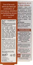 Сироватка для обличчя з екстрактом секрету равлика Dr. Organic Bioactive Skincare Snail Gel Facial Serum 30 мл - мініатюра 3