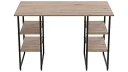 Комп'ютерний стіл Ferrum-decor Карен 75x120x70 чорний ДСП Дуб Сан-Марино 16мм (FRD-102063) - мініатюра 3