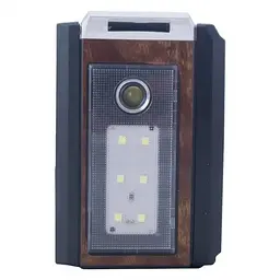 Радіоприймач колонка з радіо та ліхтариком радіо на акумуляторі FM USB MicroSD Golon RX-382 - мініатюра 3