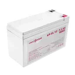 Акумулятор гелевий LP-GL 12V - 7.5 Ah Silver