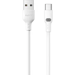 Кабель Havit HV-CB6282 3A USB - USB-C 1 м білий (HV-CB6282)