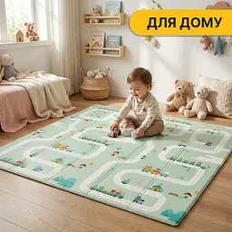 Дитячий ігровий килимок LEOBRO 150 x 200 x 1 см (LB-1028) - мініатюра 6