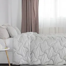 Ковдра євро ТЕП VELOUR 1-04872_34485 200х210 см світло-сіра - мініатюра 4
