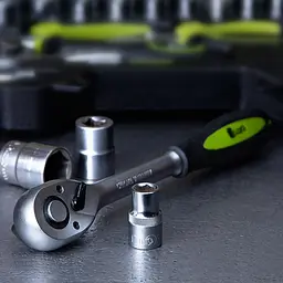 Тріскачка Alloid на 45 зуби 1/4" з храповим механізмом (КТ-1445) - мініатюра 3