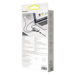 Концентратор Baseus USB-C 6-in-1 (CAHUB-CW0G) - миниатюра 8