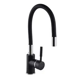 Змішувач для кухні Globus Lux Lazer GLLR-0203SB-10-BB Чорний матовий - мініатюра 4