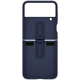 Оригінальний силіконовий чохол із кільцем Samsung для Galaxy Z Flip4 Silicone Cover with Ring Navy EF-PF721TNEGUA - мініатюра 8