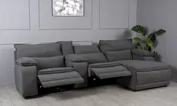 Диван кутовий Ego Home Денвер правий з електричним реклайнером і консоллю - мініатюра 7