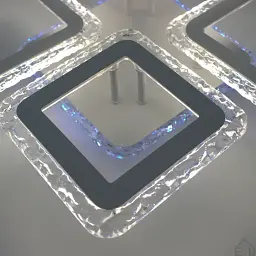 Смарт люстра керована світлодіодна OVAL ICE RGB 5S 75 Вт 725x500x93 мм Біла ESLLSE - мініатюра 4