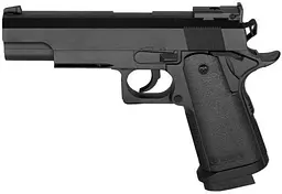 Дитячий пістолет на кульках 6 мм ZM26 металевий airsoft іграшка стріляюча BB 18 см - мініатюра 2