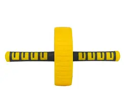 Колесо для преса Power System PS-4034 Multi-core AB Wheel Yellow (PS-4034_Yellow-Grey) - мініатюра 3
