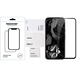 Скло захисне BeCover Google Pixel 8a Black (711663) - мініатюра 4