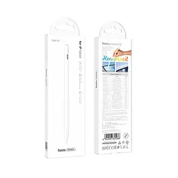 Стілус Hoco GM114 Smart active Pad dedicated capacitive pen (only for IPad) White - мініатюра 2