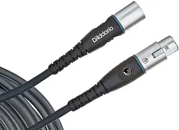Кабель мікрофонний D'Addario PW-M-10 Custom Series 3m (10ft) - мініатюра 2