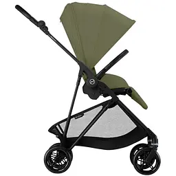 Коляска Cybex Melio Carbon Moss Green з бампером (525000445) - мініатюра 4