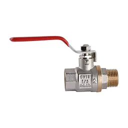 Кран кульовий прямий Solomon 1/2″ ЗВ КР PN40 B1002 - мініатюра 2
