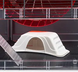 Модульна клітка для хом'яків та мишей Ferplast Multipla Hamster Lagre з аксесуарами чорна 107.5x37.5x42 см 57007417 - мініатюра 9