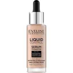 Рідка тональна основа Eveline Liquid Control №003 Ivory Beige 32 мл - мініатюра 2