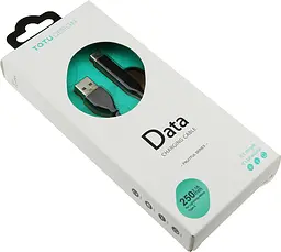 Кабель TOTU LI11 Fruitfull-Series 3 in 1 Cable 0.25m Black